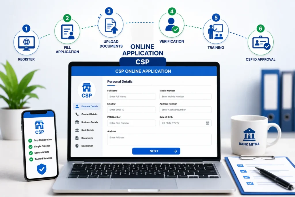 HDFC BANK csp registration