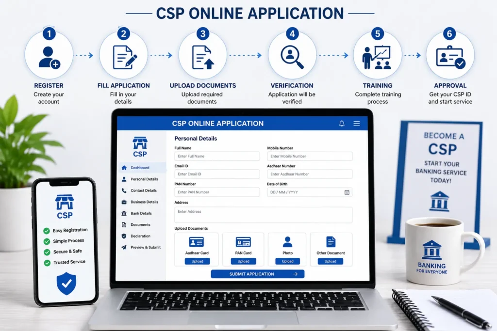 How to apply central bank csp online
