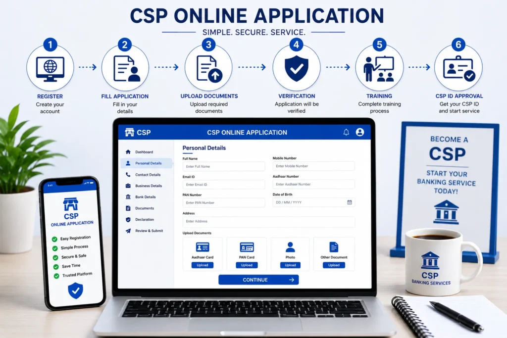 IDBI bank csp registration